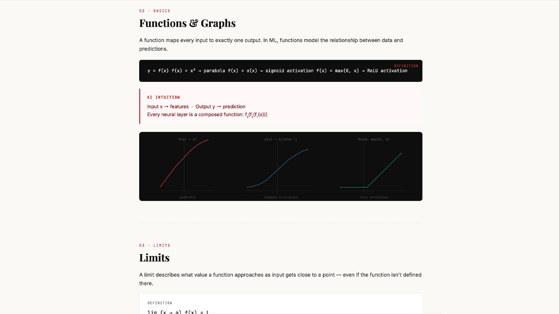 Calculus for Machine Learning screenshot 1