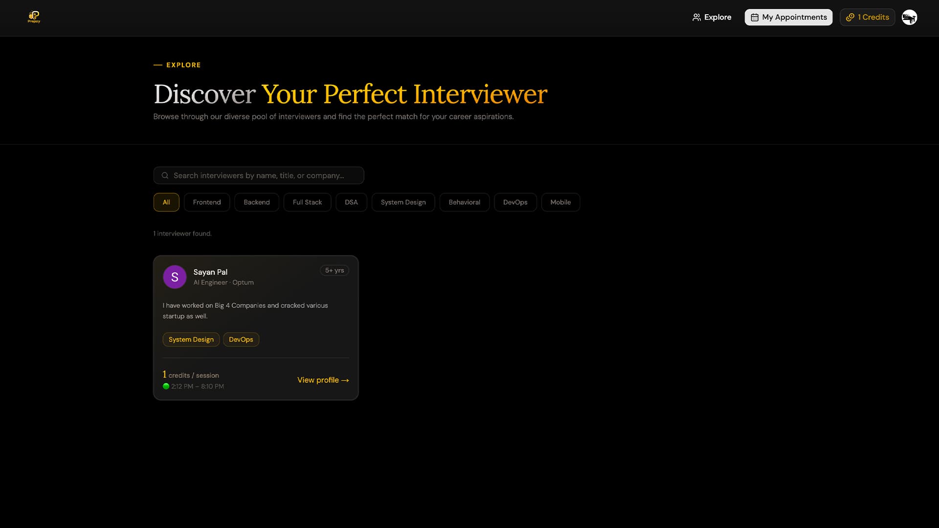 Prepzy screenshot 2