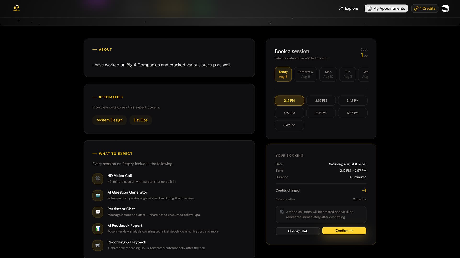 Prepzy screenshot 3